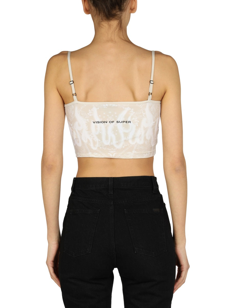 PAILSEY PATTERN CROP TOP