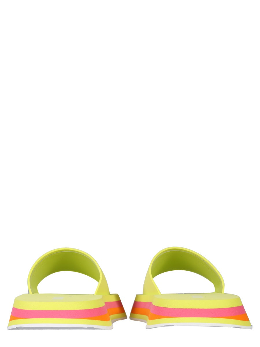 SLIDE PLATFORM SANDALS