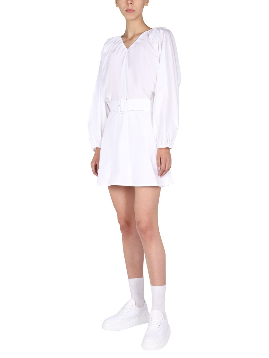 BALLOON SLEEVES DRESS