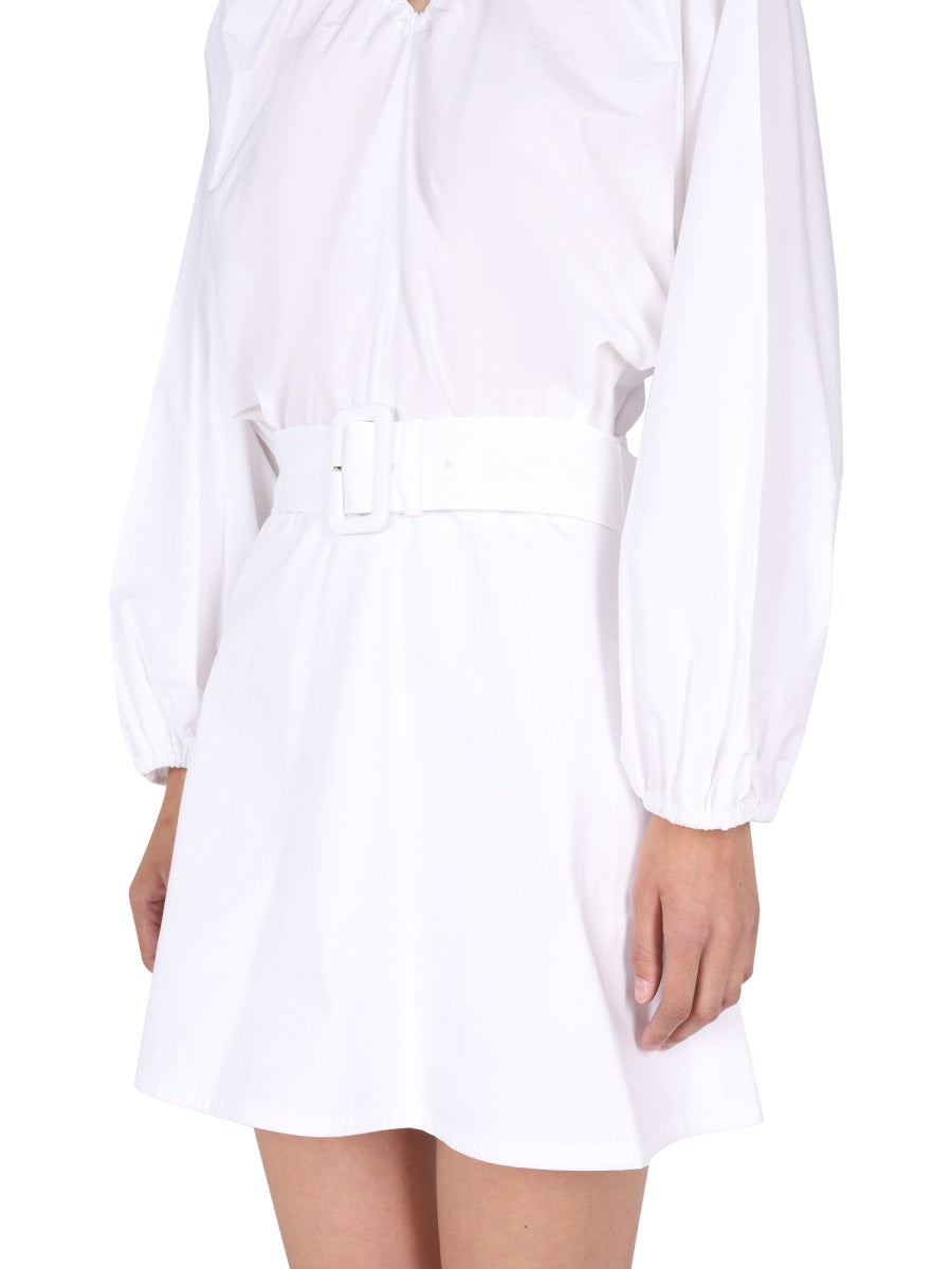 BALLOON SLEEVES DRESS