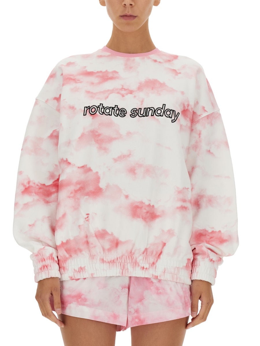 SWEATSHIRT WITH LOGO EMBROIDERY