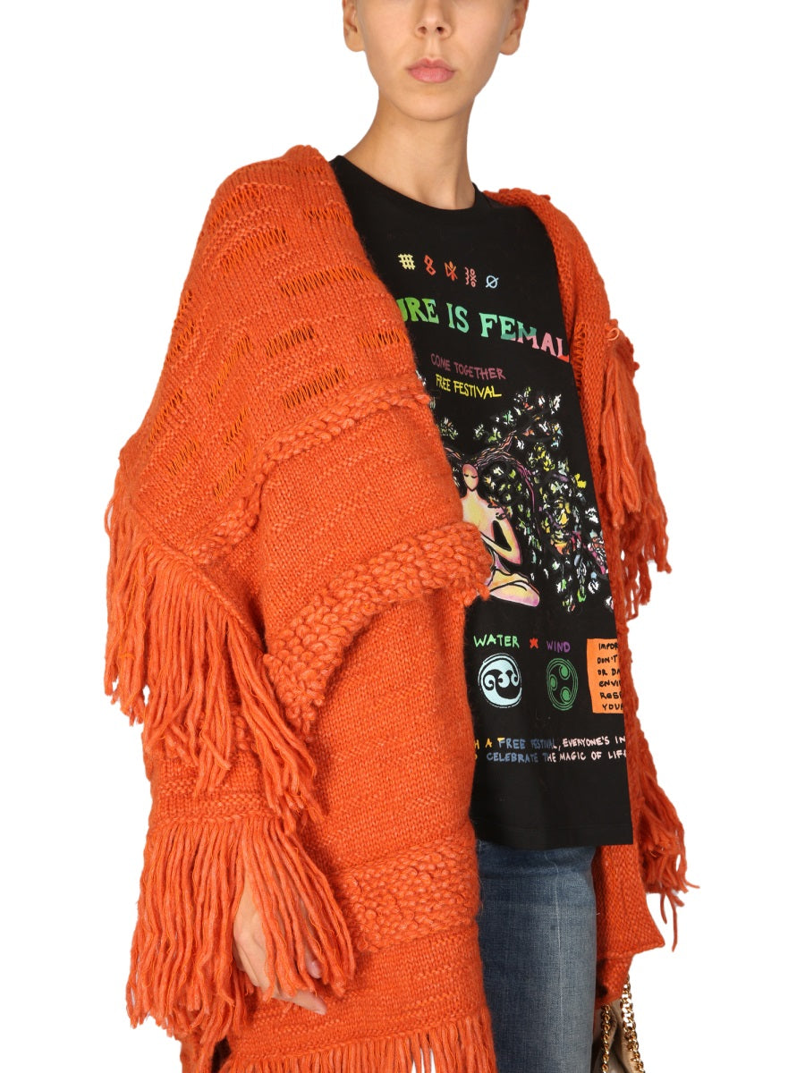 KNITTED TEXTURED COAT
