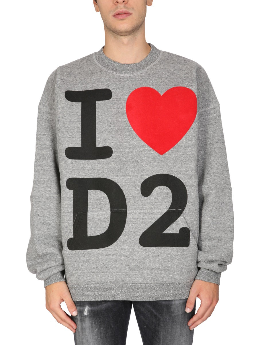 I LOVE D2 SWEATSHIRT