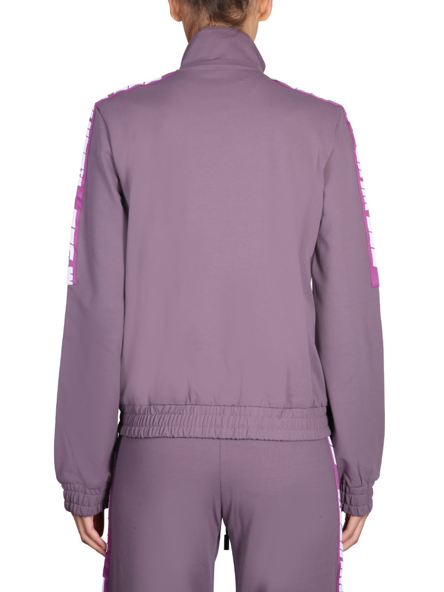 SWEATSHIRT WITH LOGO BANDS