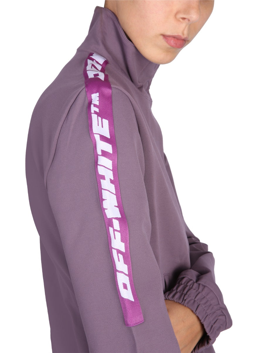 SWEATSHIRT WITH LOGO BANDS