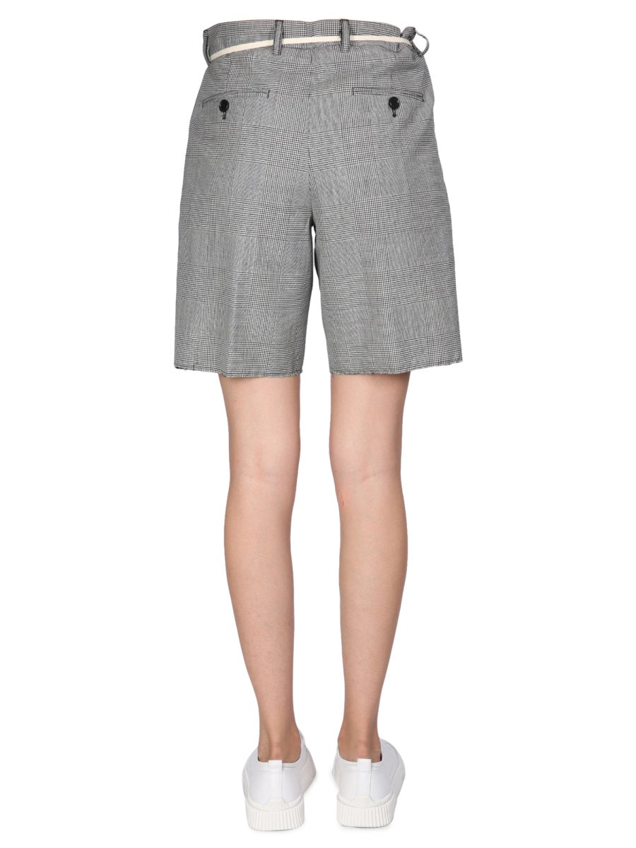 STRETCH FLANNEL BERMUDA SHORTS