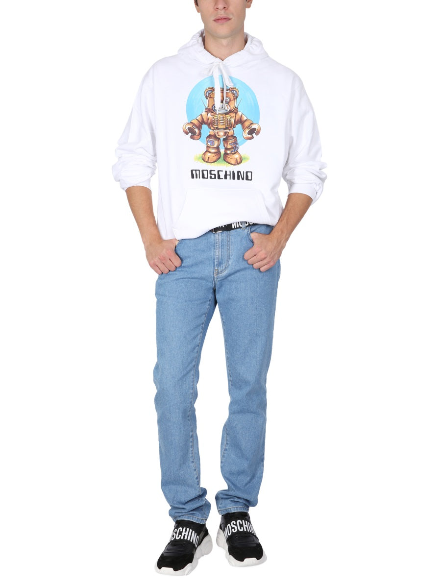 TEDDY PRINT SWEATSHIRT