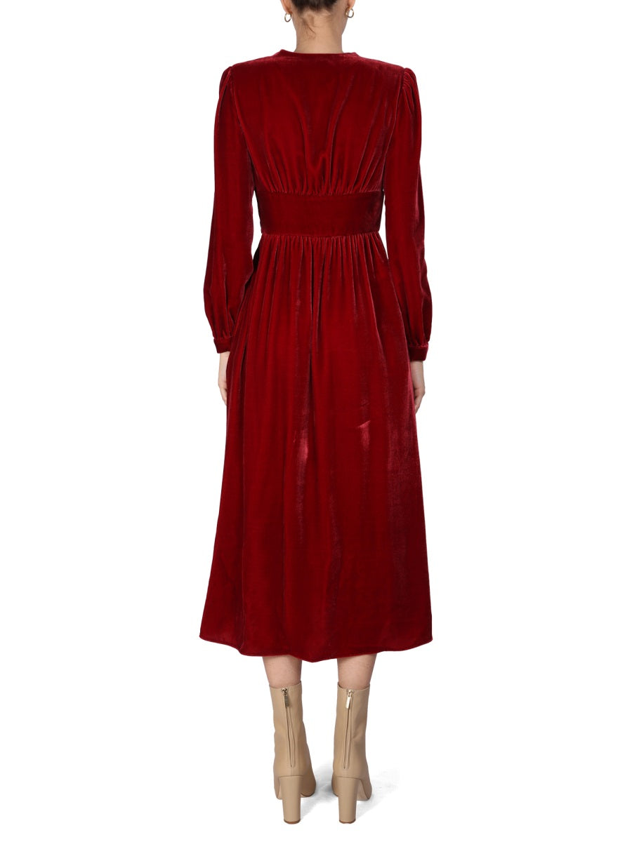 PANNÉ VELVET DRESS
