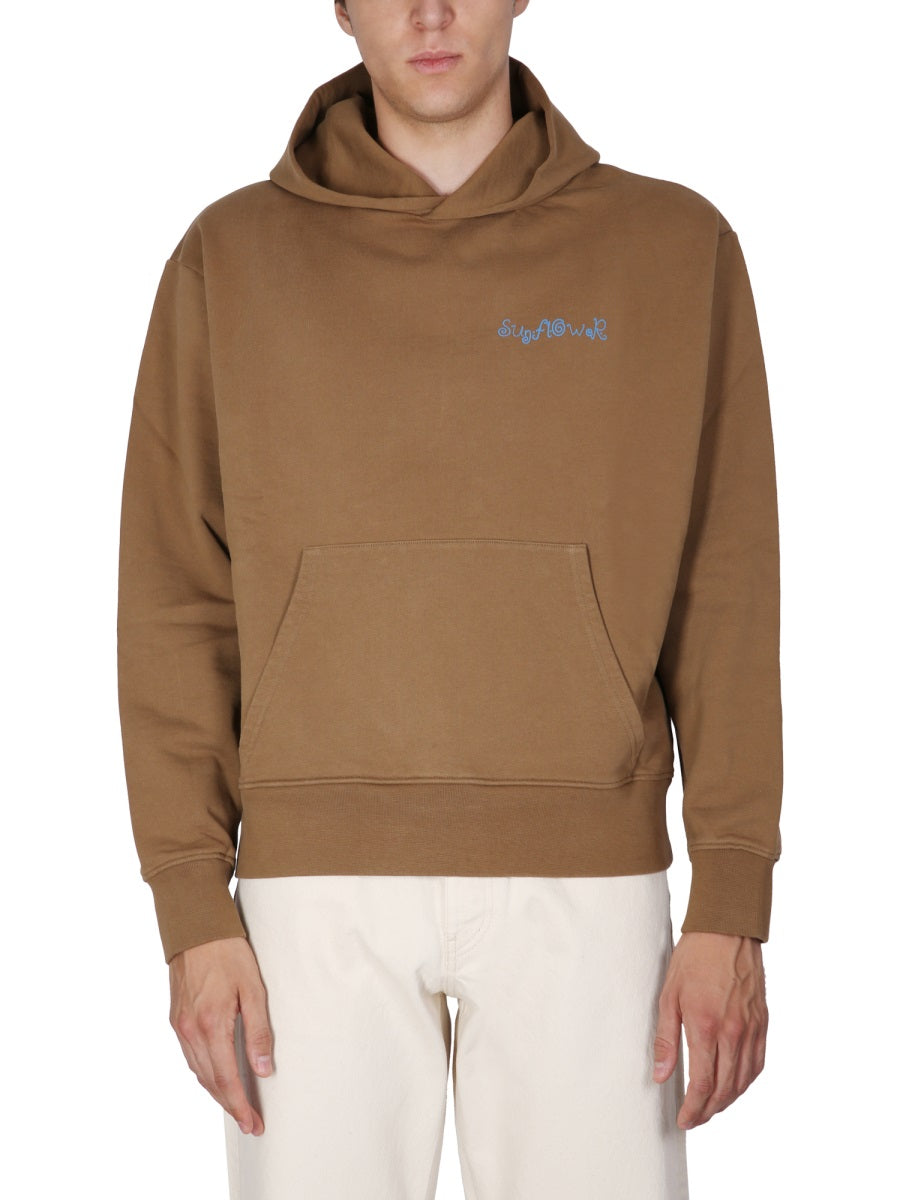 SWEATSHIRT WITH LOGO EMBROIDERY