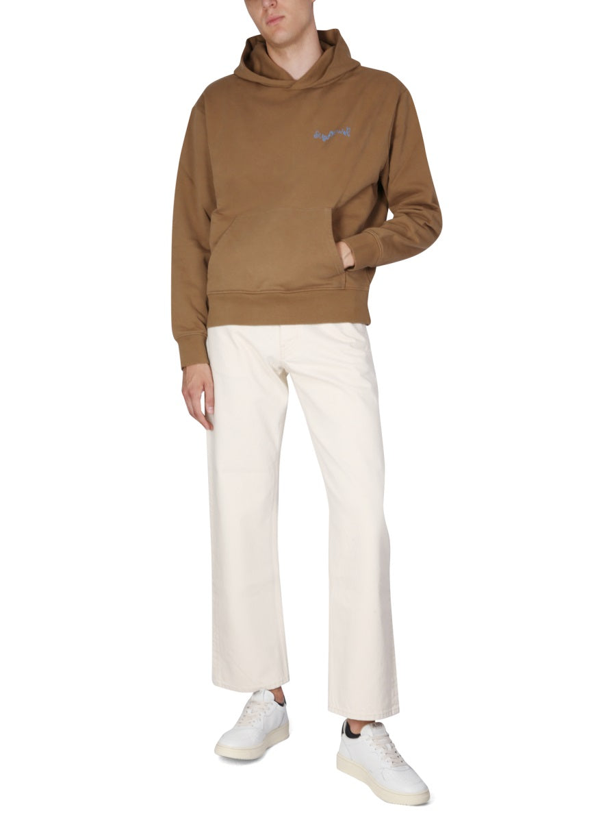 SWEATSHIRT WITH LOGO EMBROIDERY