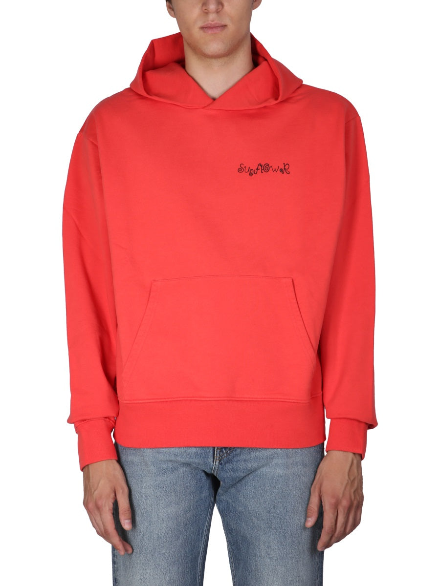 SWEATSHIRT WITH LOGO EMBROIDERY