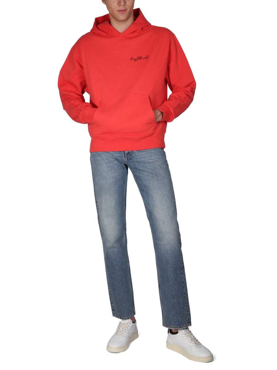 SWEATSHIRT WITH LOGO EMBROIDERY