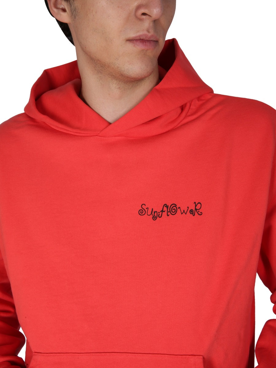 SWEATSHIRT WITH LOGO EMBROIDERY