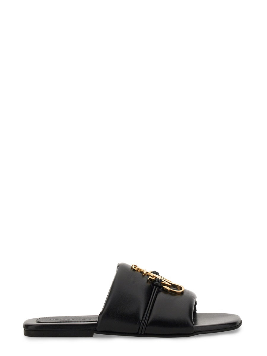 SLIDE SANDAL WITH LOGO