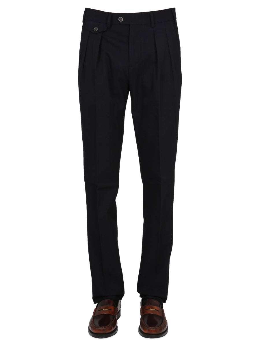 WOOL AND COTTON PANTS