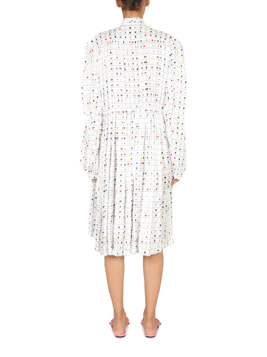 "PAPER CRUSH FLORAL" DRESS
