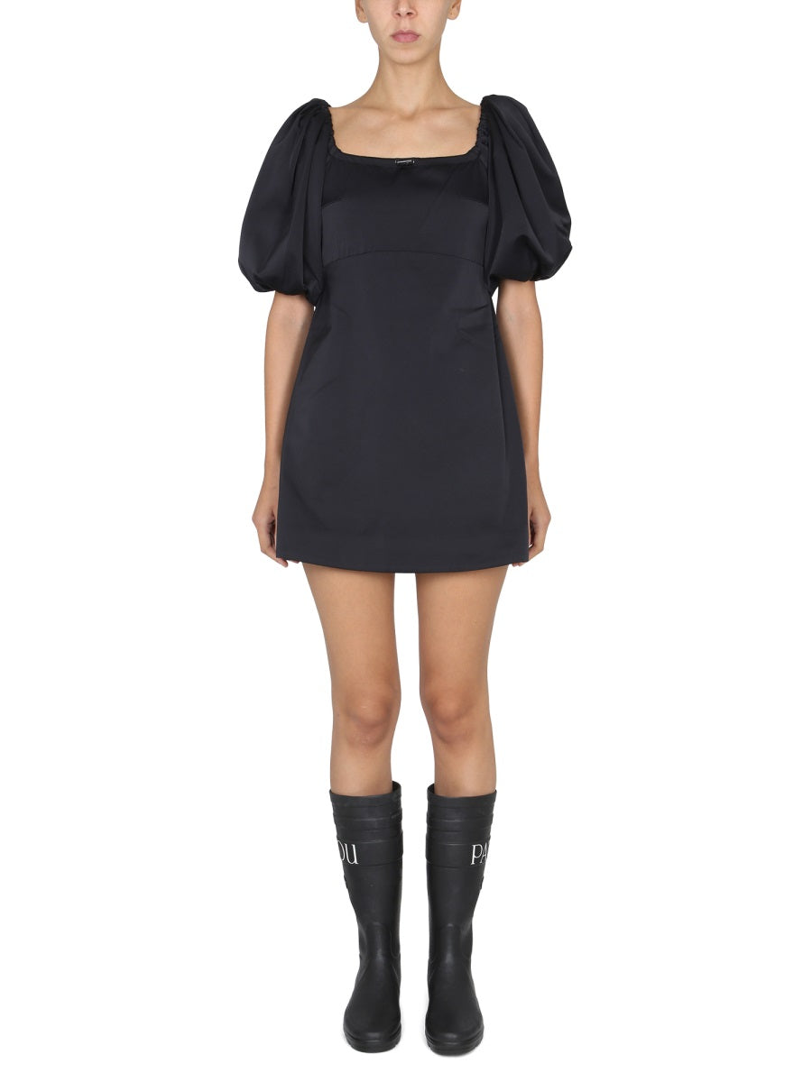 MINI DRESS WITH BALLOON SLEEVES