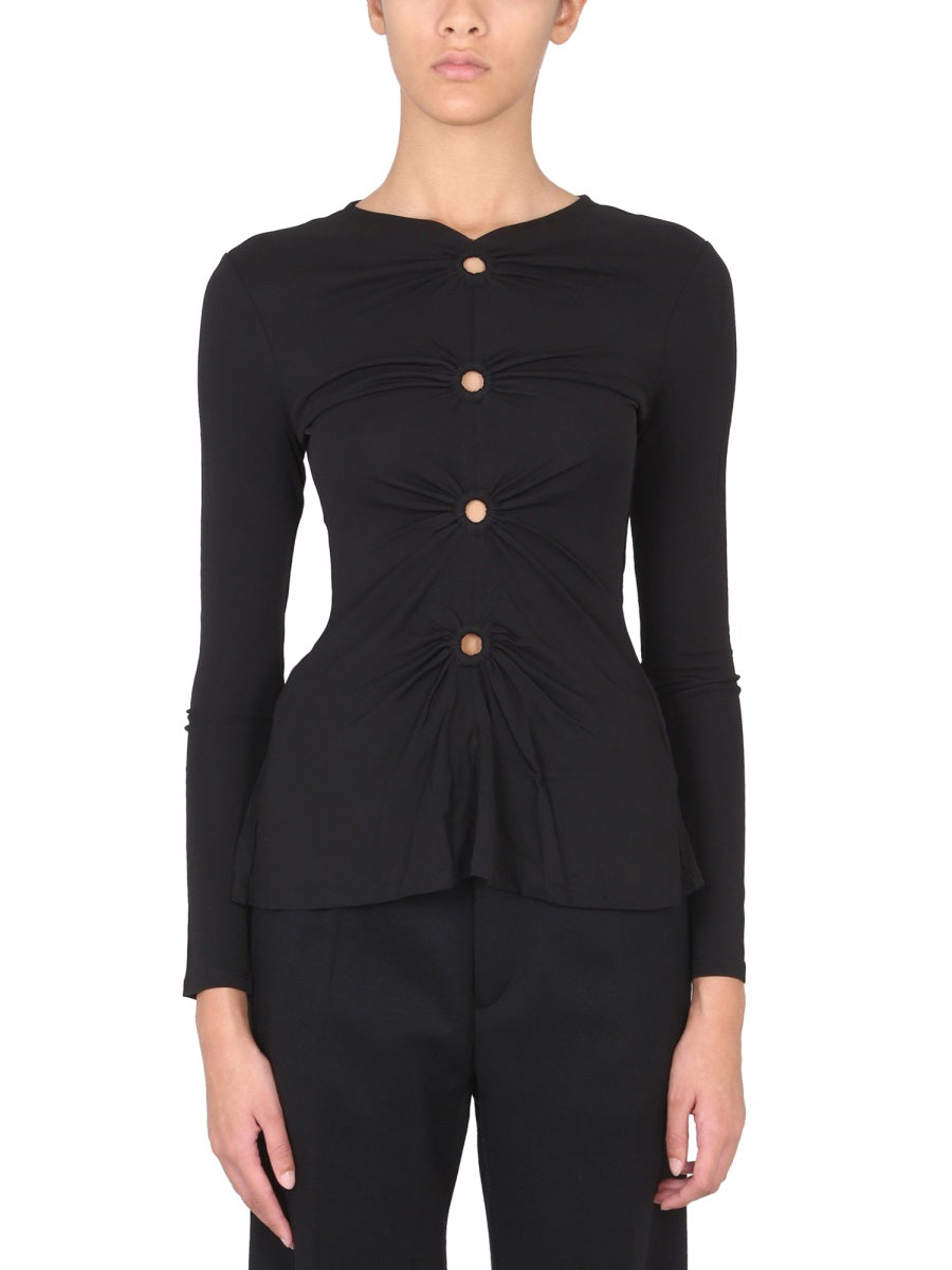MATTE CREPE TOP