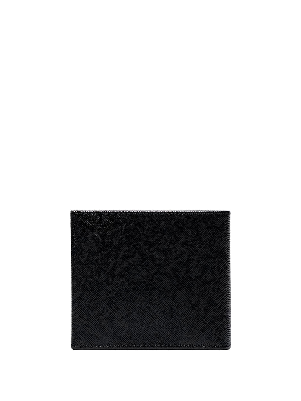 PORTAFOGLIO BI-FOLD CON PORTAMONETE IN PELLE SAFFIANO