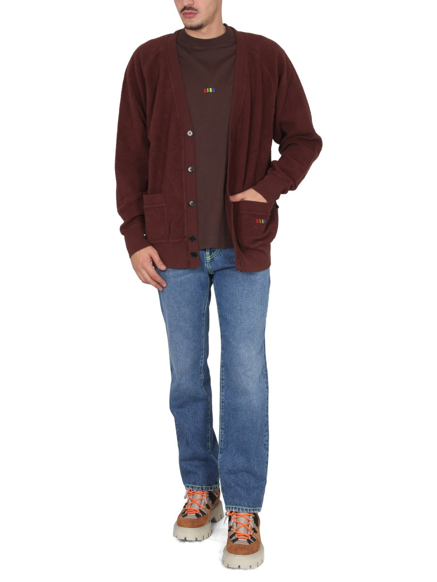 V-NECK CARDIGAN