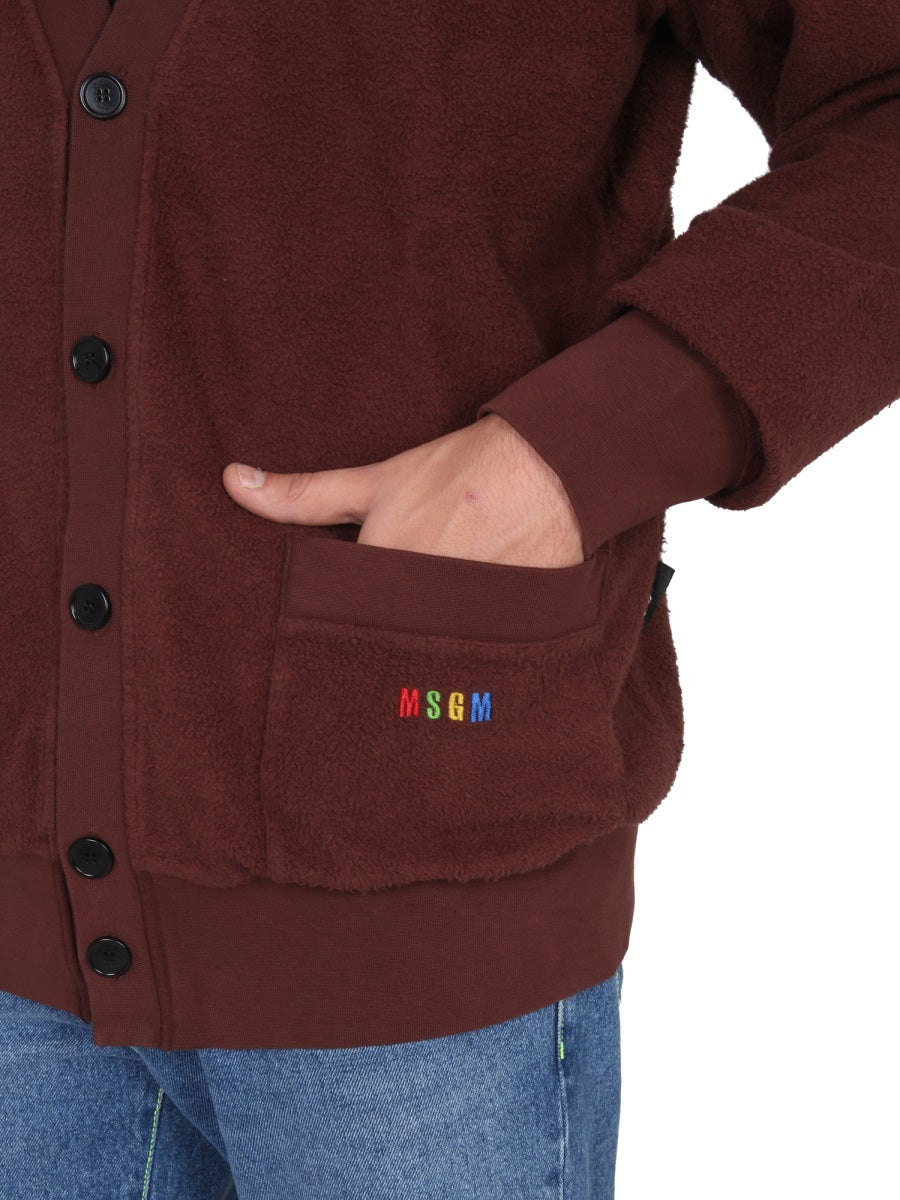 V-NECK CARDIGAN