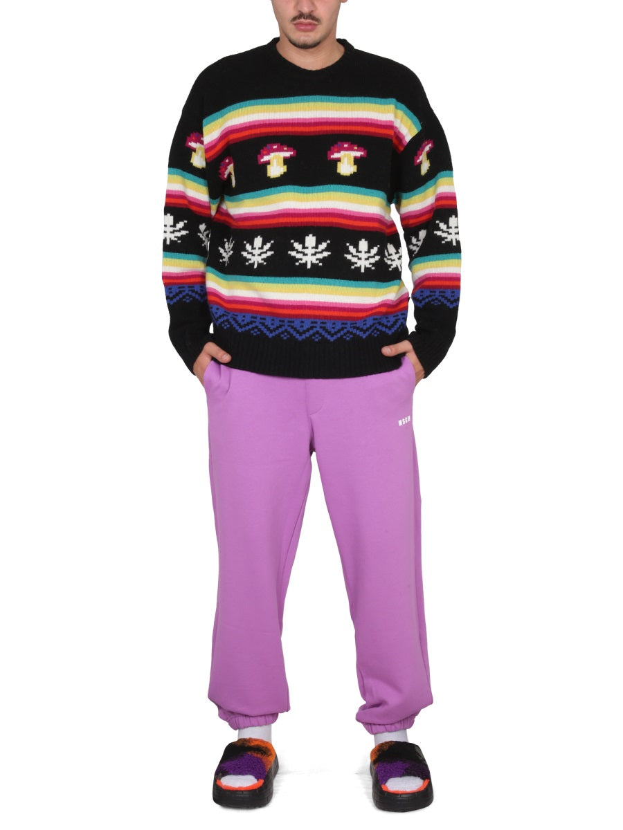 WOOL CREW NECK SWEATER