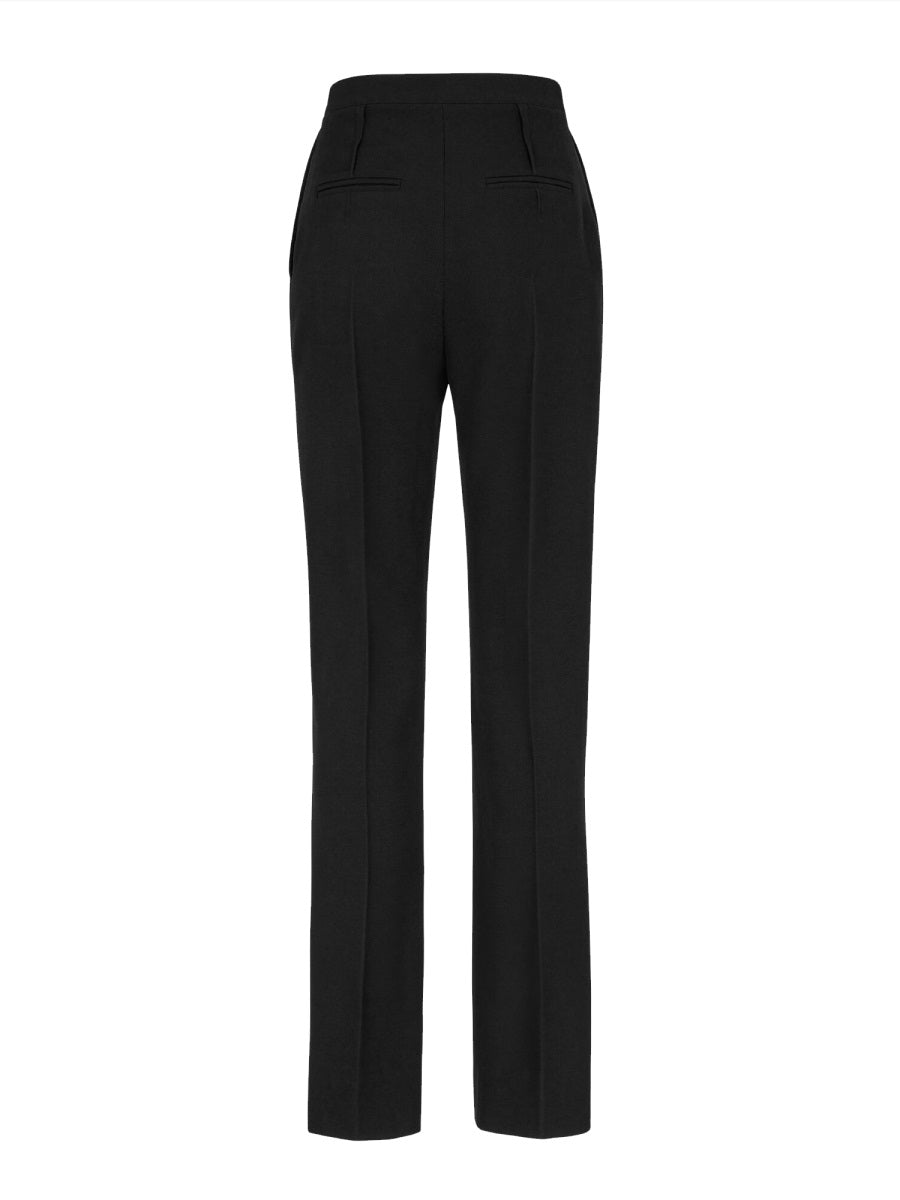 GRAIN DE POUDRE WOOL PANTS