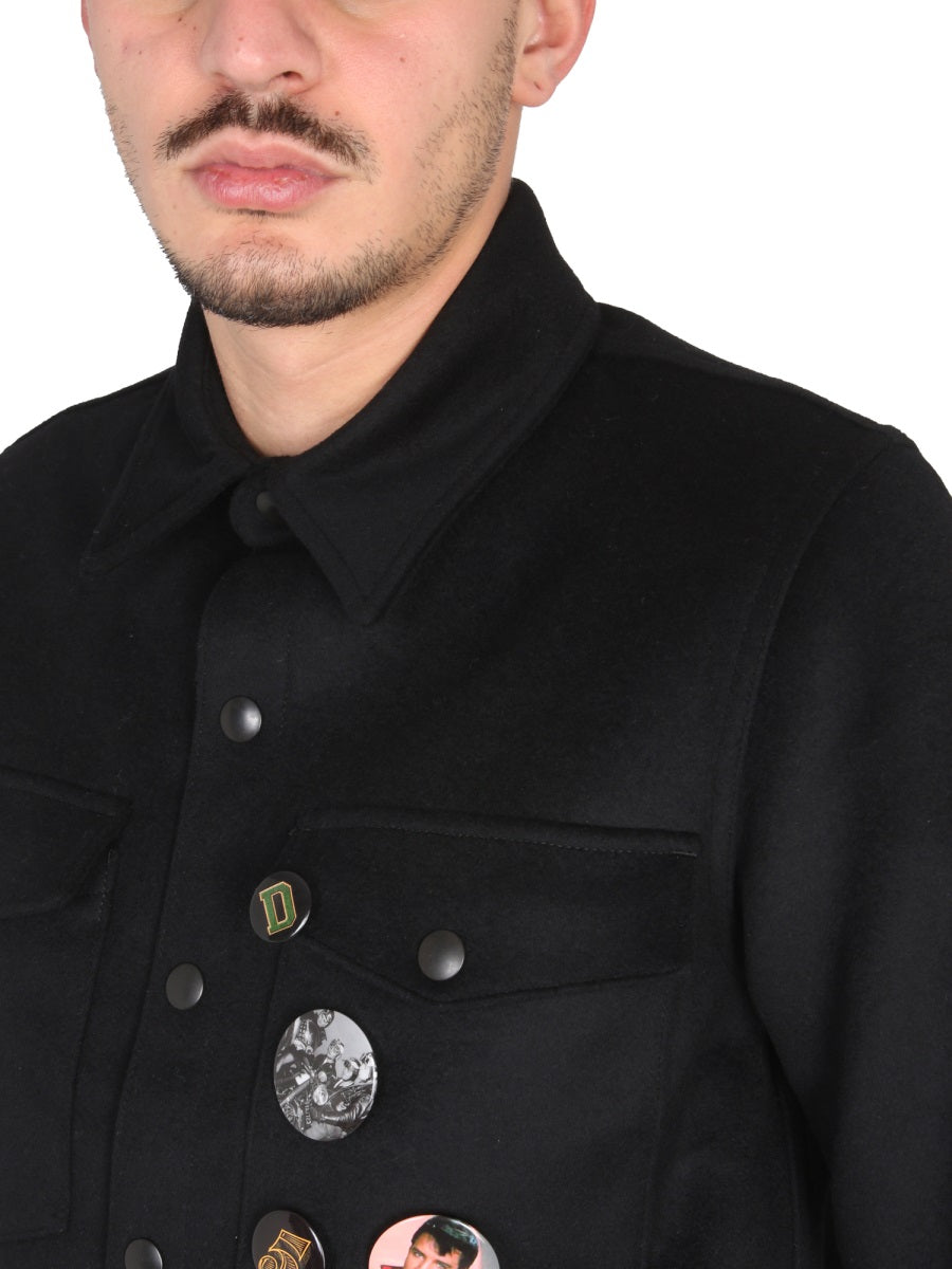JACKET WITH PINS