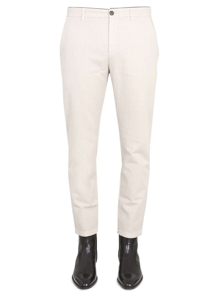 PANTS WITH LOGO PATCH