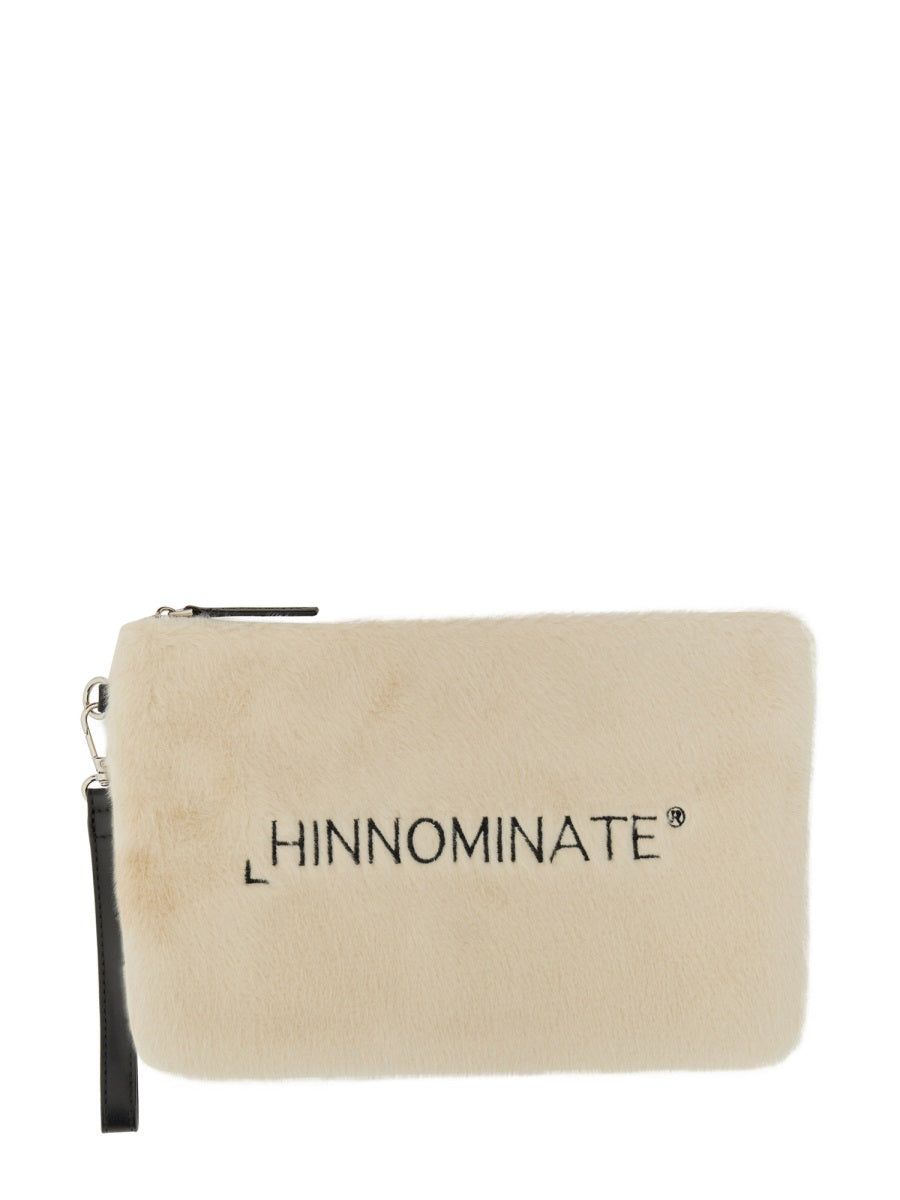 CLUTCH BAG WITH LOGO