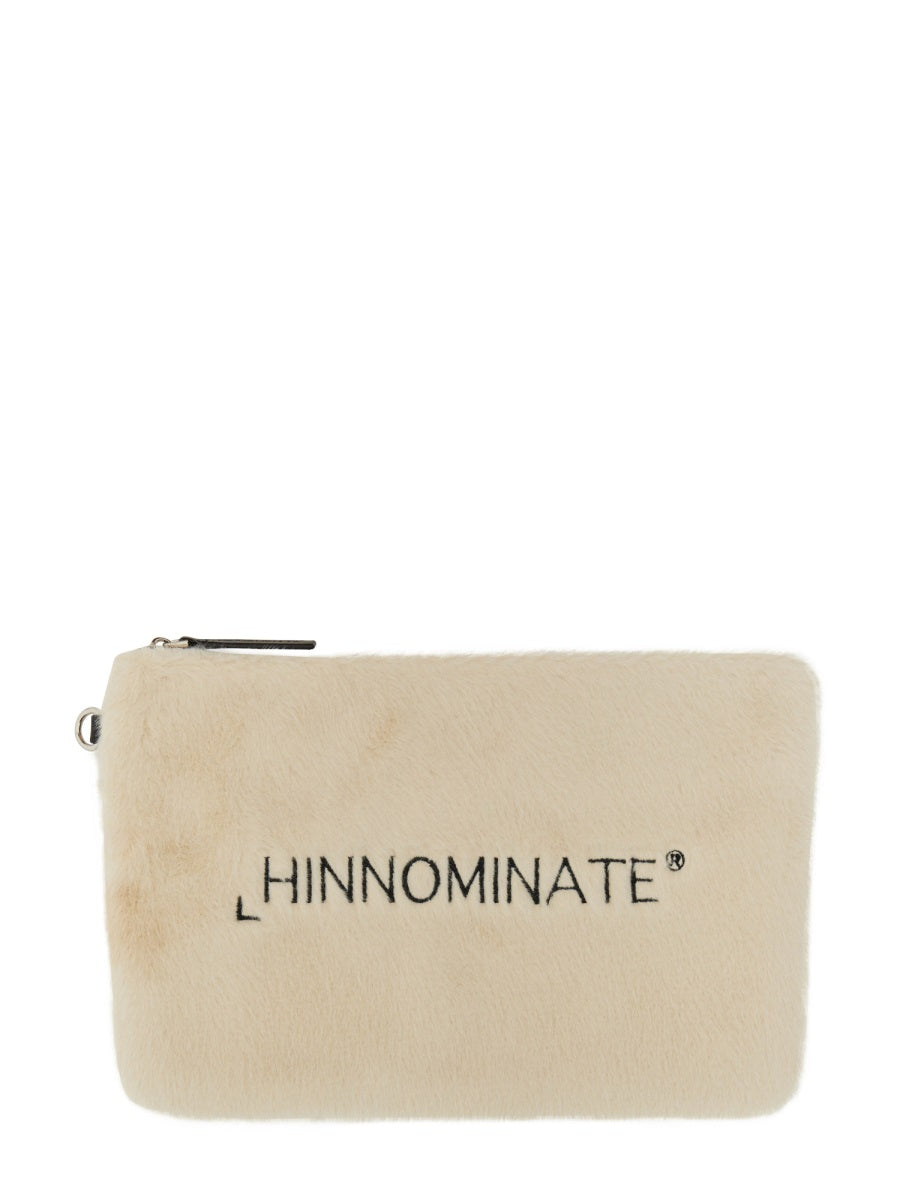 CLUTCH BAG WITH LOGO