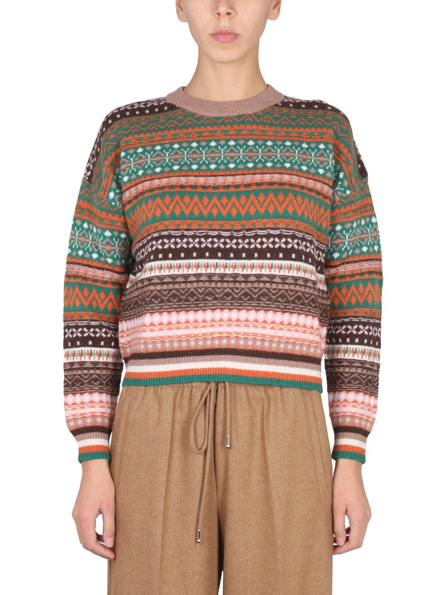 MULTICOLOR CREWNECK SWEATER