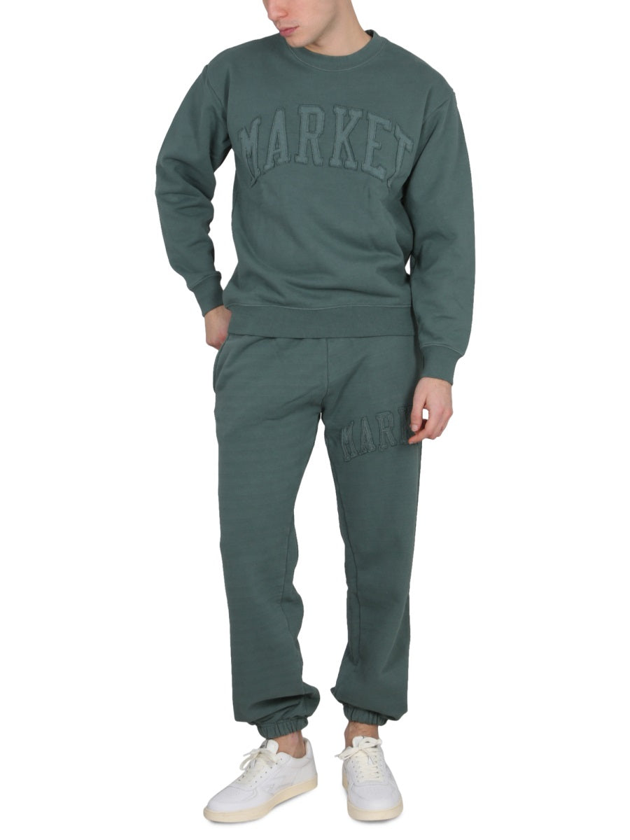 PANTS WITH APPLIED LOGO
