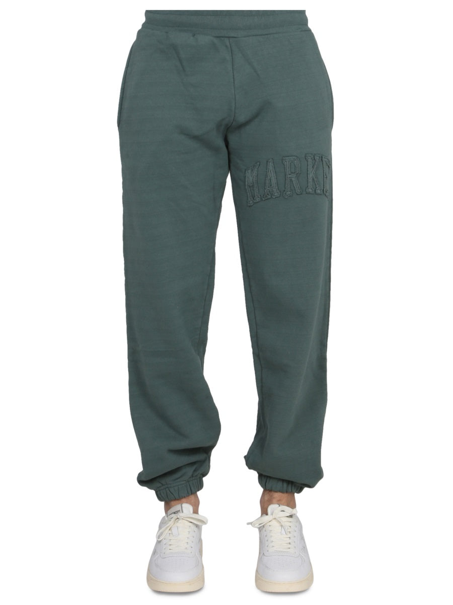 PANTS WITH APPLIED LOGO