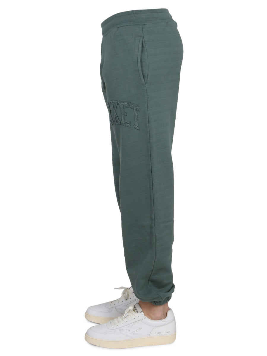PANTS WITH APPLIED LOGO