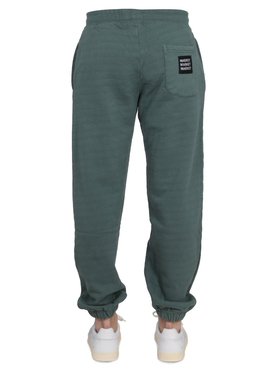 PANTS WITH APPLIED LOGO