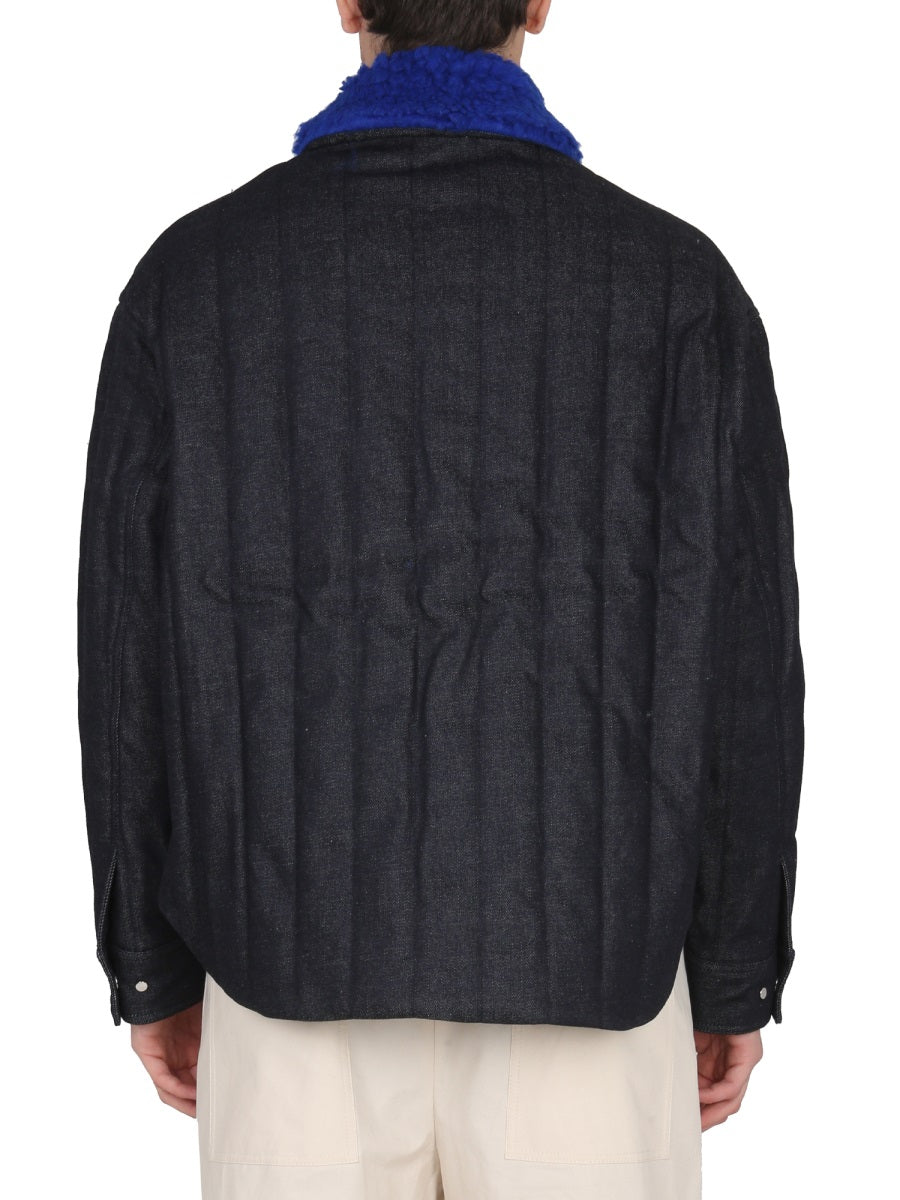 JACKET WITH FAUX FUR