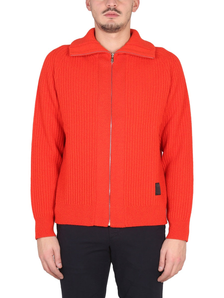 ZIPPERED CARDIGAN