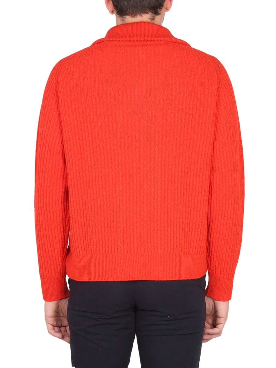 ZIPPERED CARDIGAN