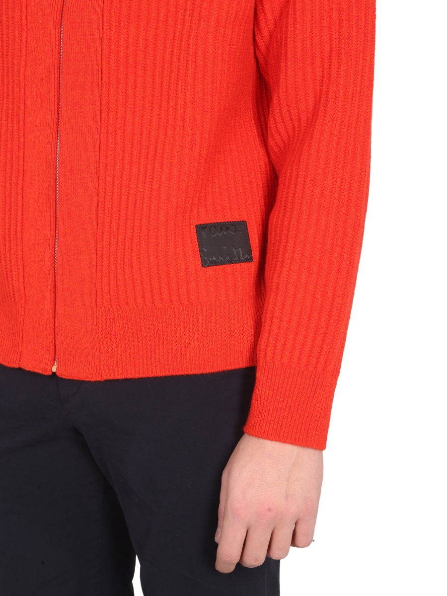 ZIPPERED CARDIGAN