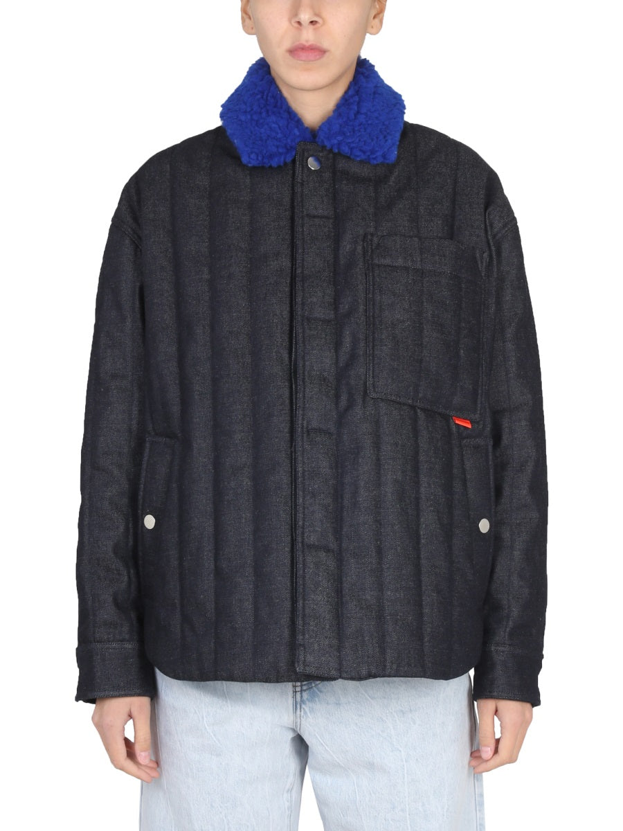 JACKET WITH FAUX FUR