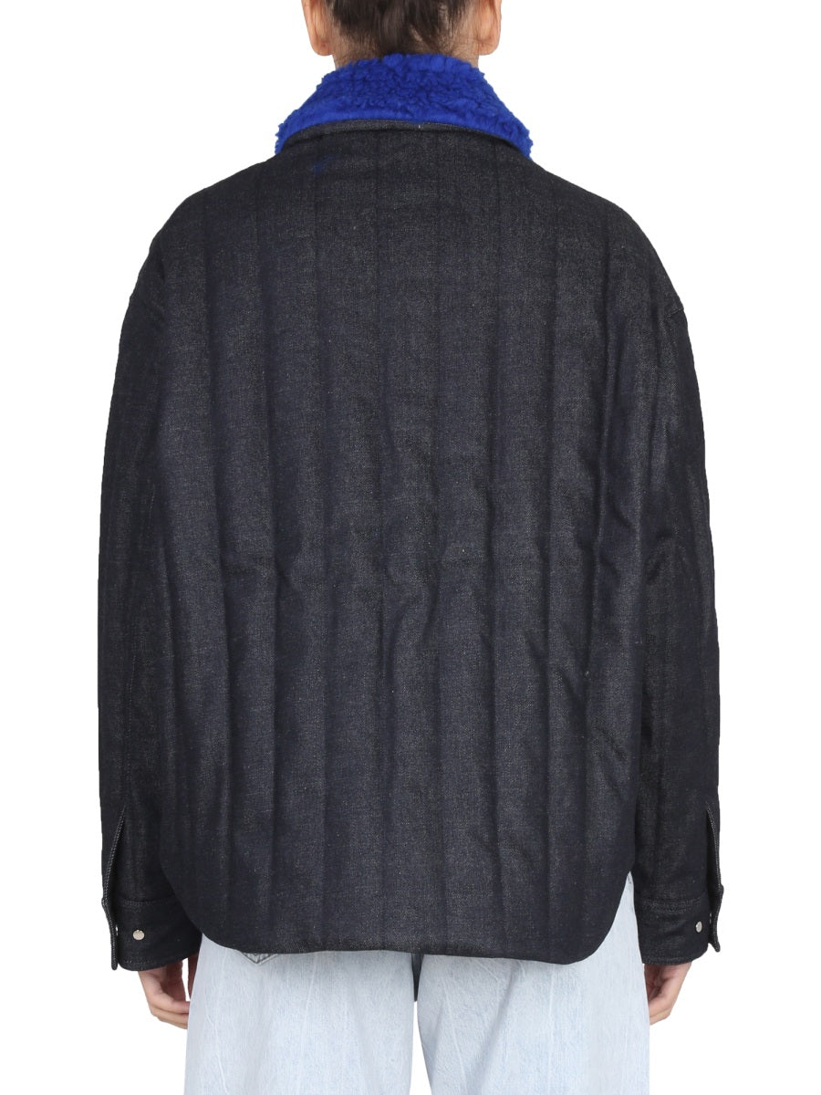 JACKET WITH FAUX FUR