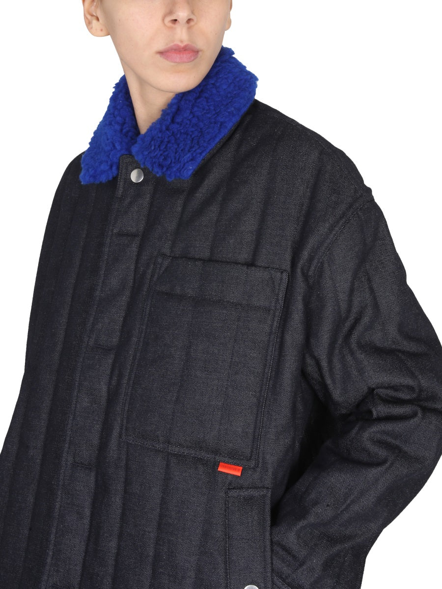 JACKET WITH FAUX FUR