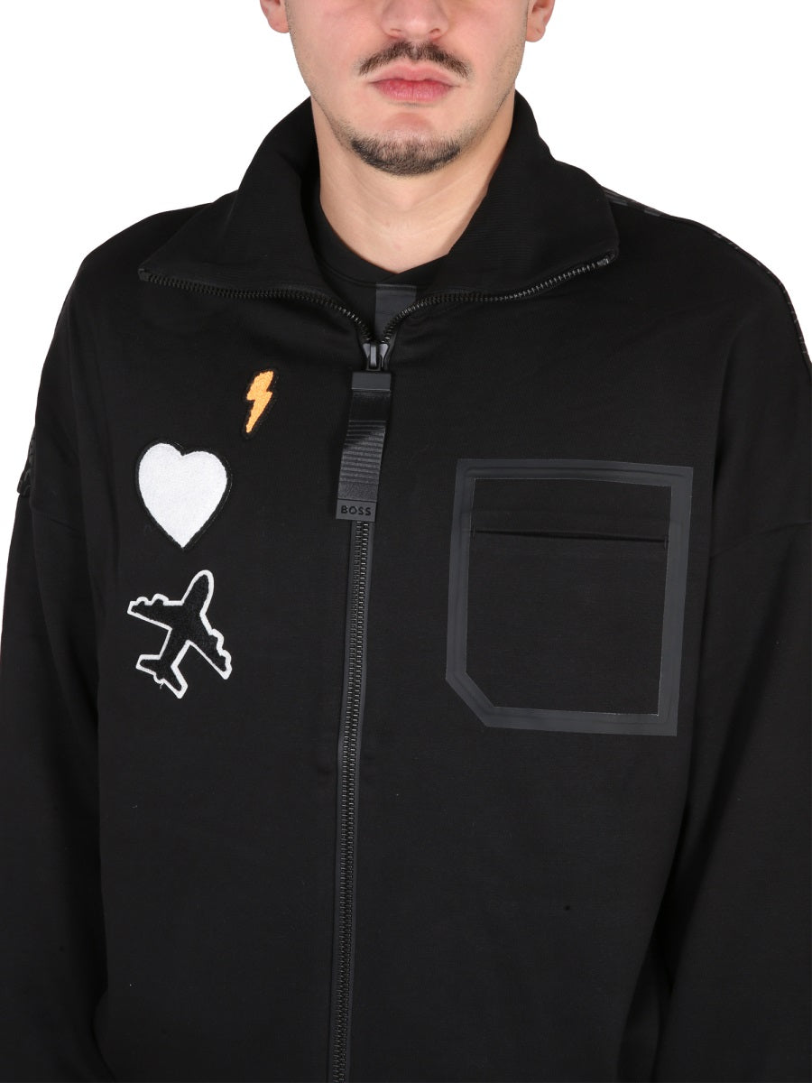 SWEATSHIRT WITH LOGO