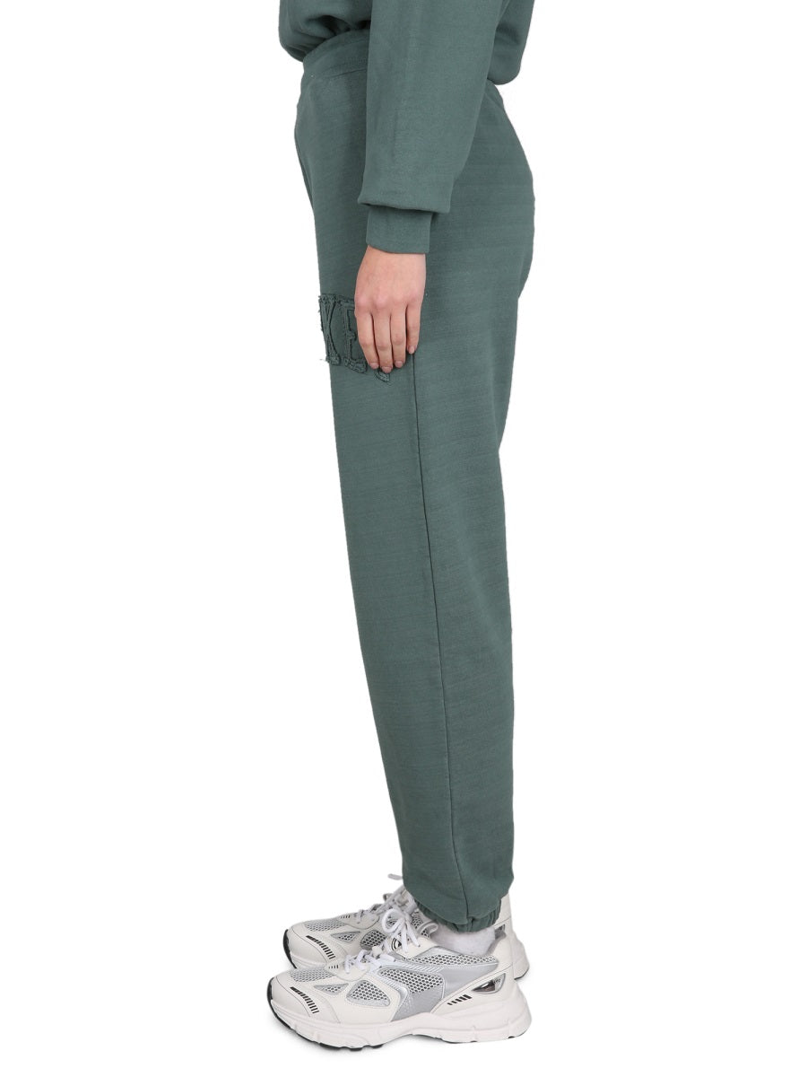 PANTS WITH APPLIED LOGO