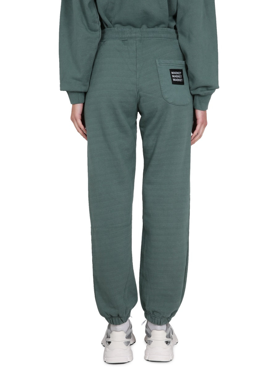 PANTS WITH APPLIED LOGO