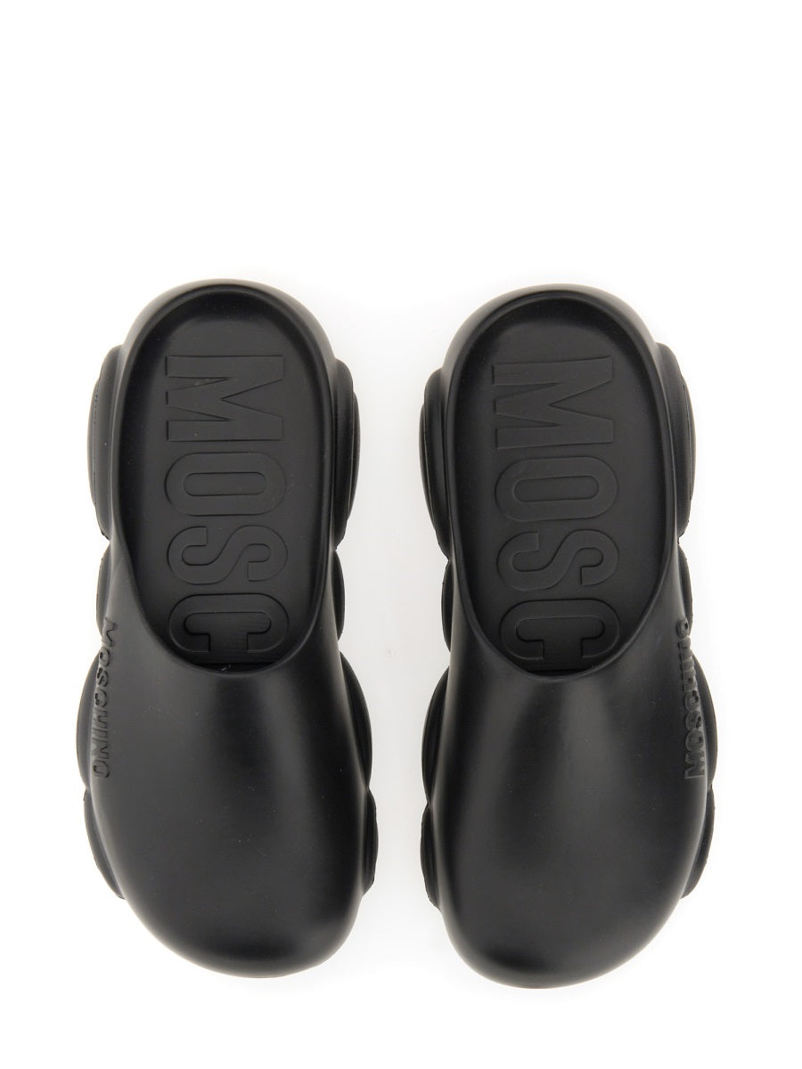 RUBBER TEDDY SOLE MULES