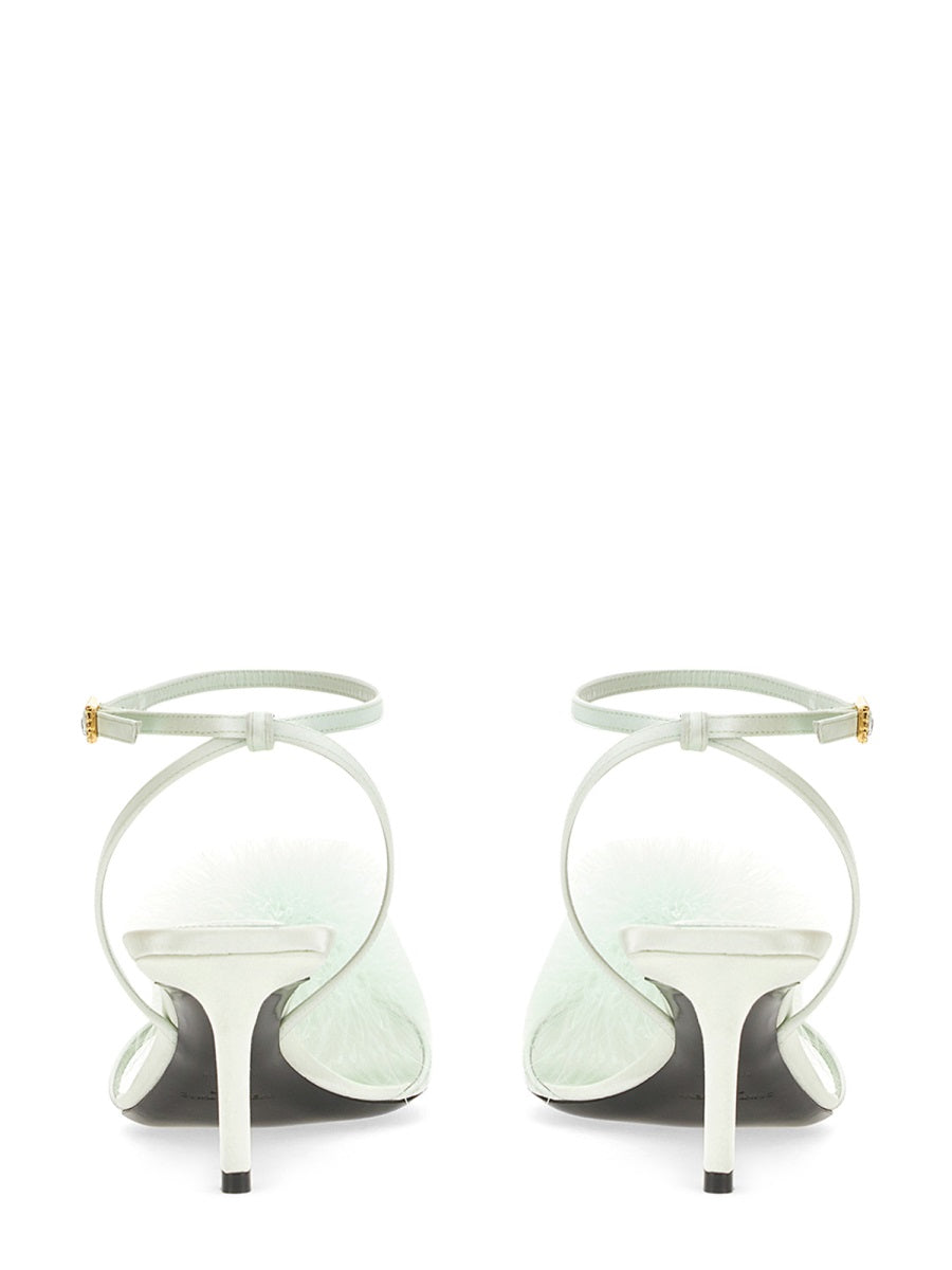 MULE MAE IN SATIN CREPE