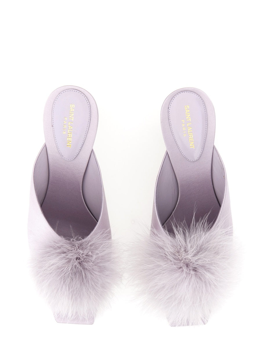 MULE MAE IN SATIN CREPE