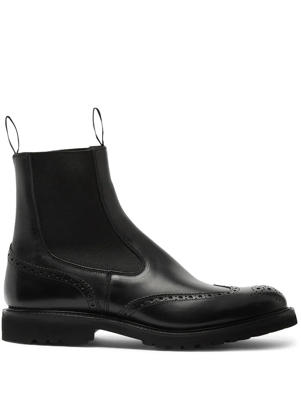 HENRY COUNTRY BOOTS WITH BROGUE DETAILING